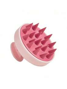 1pc Head Scalp Massage Hairbrush, Soft Gel Odorless Manual Silicone Scalp Cleansing Brush, Hair Massage Tool For Dandruff Removal And Hair Growth, Suitable For Men, Women And Children, Dry And Wet Use