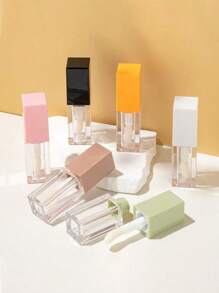 5ML Large Deer Foot Lip Gloss Tubes Empty Refillable Plastic Lipstick Lip Balm Container DIY Lip Brush Oil Accessories