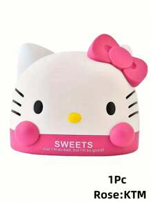 Sanrio 1Pc Hello Kittys Tissue Box Toilet Paper Box Cartoon Cute Family Restaurant Dormitory Desktop Napkin Paper Box Roll (Some May Be Random)