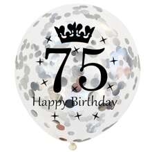 5pcs 12inch Gold Silver Rose Gold Number Crown Confetti Birthday Latex Balloons Number 16 18 21 30 35 45 50 55 60 65 70 75 80 Balloons Happy Birthday Crown Confetti Latex Balloon Anniversary Birthday Party Decorations