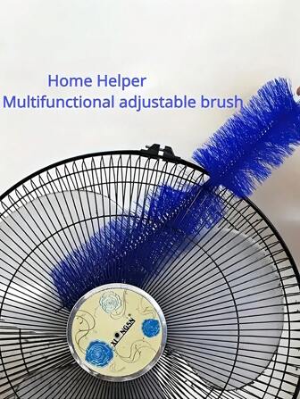Brosses de dépoussiérage pour ventilateur et climatiseur, plumeau à poulet, fenêtre pliable, stores, canapé, pelle à poussière et brosse de nettoyage de ventilateur électrique, 1 brosse de nettoyage de ventilateur CN1ST, brosse de nettoyage de ventilateur réutilisable pour éliminer la saleté des ventilateurs, des climatiseurs, des maisons, des bouches d'aération de voiture et plus encore!