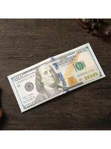 20pcs Mini Realistic Money Model, Simulation Paper Currency/Fake Banknotes, Build Financial Awareness, Christmas Party Props, Party Supplies, Party Decorations, Replica Printed Banknotes, Fake USD Bills, Entertainment Props, Movie Props, Magic Show Props, Funny Practical Jokes (Random Style & Font)