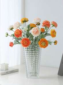 3PCS Artificial Austin Rose Bundle Simulation Peony Long Stem Artificial Flower Suitable For Home Vase Office Wedding Engagement Flower Arrangement Anniversary Date Mother's Day Birthday Gift ﻿
