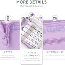 EASTHILL Pencil Case Large Capacity Pencil Pouch Handheld Pen Bag Cosmetic Portable Gift For Office School Teen Girl Boy Men Women Adult,Pencil Pouch,School Bag