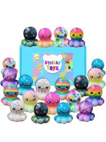 4/8/18 piezas Juguetes squishy de animales mini - Juguetes squishy variados aliviadores de estrés - Accesorios de escritorio de mascotas lindos y divertidos (aleatorio)
