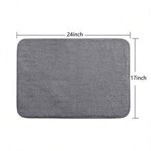 Mainstays 17-Piece Gray Weave Polyester/Ceramic Shower Curtain & Bathroom Accessory Set, Gray Room Decor - Gray - View 3