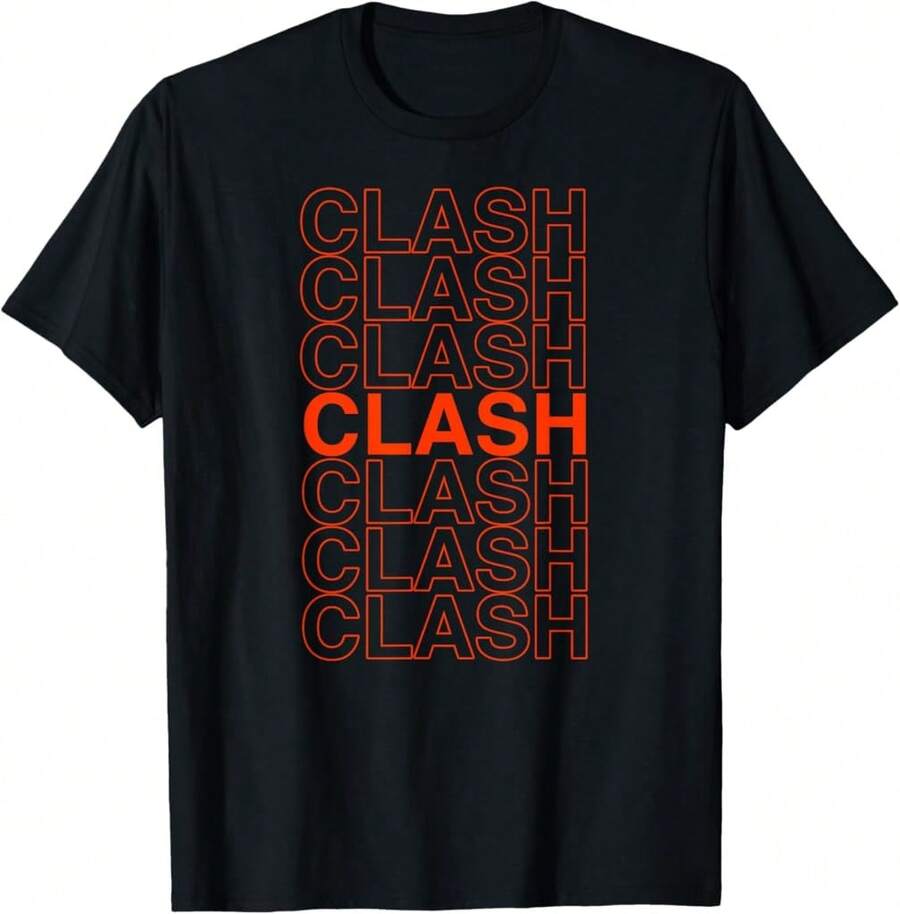 Clash Shirts - Great For Clan Fans T-Shirt{Asc Wedding Gifts - Black - View 1