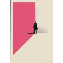 Retro Simple Color Background Design Movie Character Car Poster Canvas Painting Wall Art Pictures Home Decor Optional Frame ,Wall Art With Frame - Multicolor - View 51