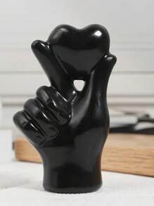 1 Stück Herz-förmiges Kunstharz Dekoration fürs Zuhause, Geschenk für Hochzeit, Muttertag, Abschluss, Bücherregal, Café Schreibtisch - romantisches kreatives Geschenk