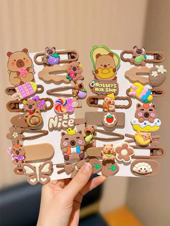 14pcs Multi-Color Claw Clips, Suitable For All Occasions, Cute Hair Clips For Girls, Fashionable And Valuable Hair Accessories