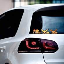 pokemon Pokemon Pikachu Stickers - 6 Fun Designs For Cars Motorcycles Backpacks And Car Window Decals Perfect For Fans Vehicle Decoration And Adding A Playful Touch To Your Style
