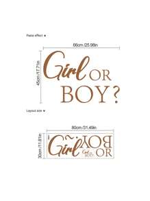 1pc Logo Wall Sticker Decorative Sticker Durable Waterproof PVC Sticker Self-Adhesive Easy To Peel Suitable For Wall Stickers Party Decoration Festival Living Room Bedroom Home Decoration Make Your Life Brand New Holiday Decoration Sticker Birthday Graduation Gift