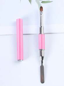 Double-Sided Nail Brush, Double Head Fine Nail Brush, Nail Art Brush, Nail Design Brush, Double-Sided Nail Brush For Nails, Building Nail Design, 3D And Nail Polish - Multicolor - View 9