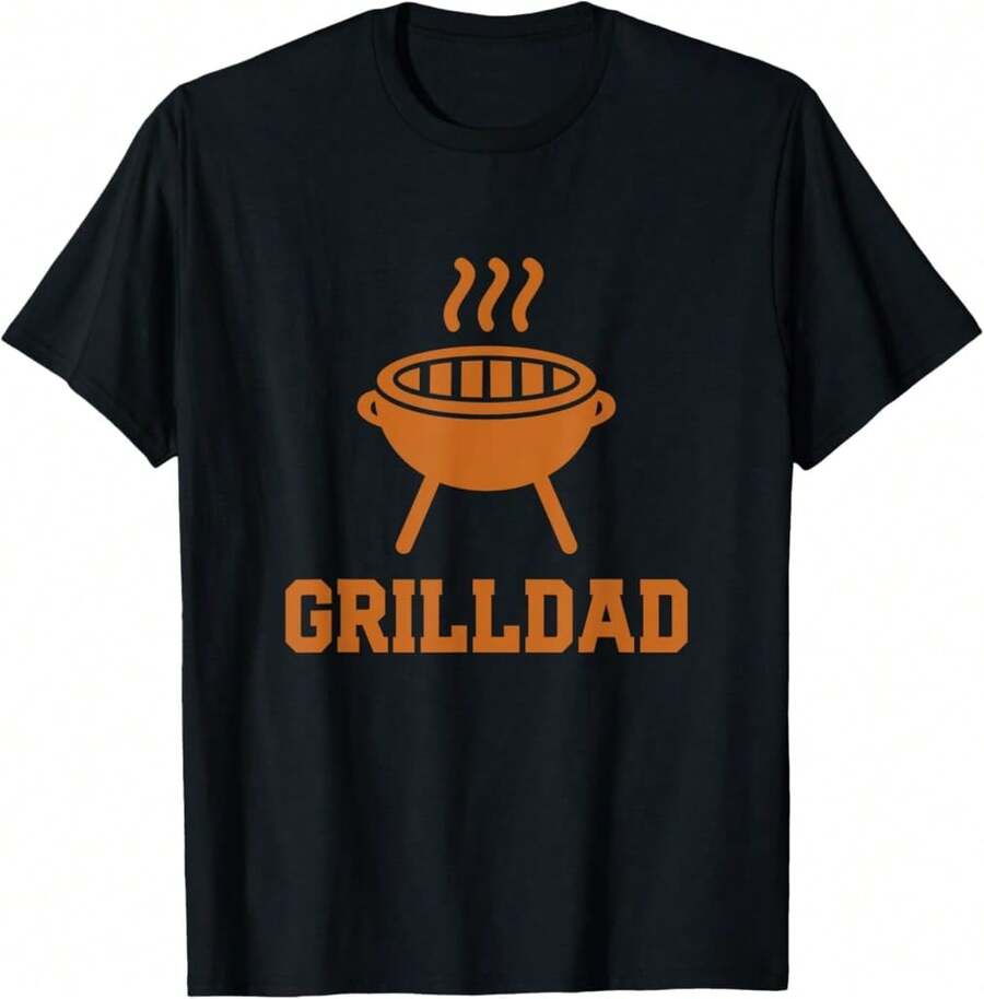 Camiseta de Grilldad, Maestro Ahumador de Barbacoa Bbq, Parrillero Chef Papá - Negro - Ver 1
