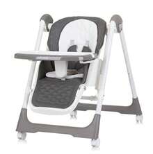 Chipolino-Granite MILK SHAKE 2-In-1 High Chair Swing - Maroon - View 2