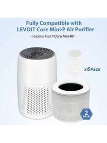 Core Mini Replacement Filter Compatible With LEVOIT Core Mini Air Purifier, Core Mini-P, 3-In-1 H13 HEPA Filter, Mini-RF Filter With Activated Carbon, Replace Part#Core Mini-RF, Toxin Absorber Filter - Green - View 5