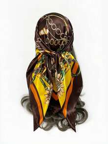 1 chiếc Khăn lụa in hình dây chuyền thời trang dành cho nữ Kích thước vuông 90 cm Thích hợp để đeo hàng ngày, như một chiếc khăn vuông, khăn rằn, khăn quấn đầu hoặc khăn rằn Top Boho Bandana, dây buộc tóc, băng đô Lý tưởng để tôn lên vẻ ngoài của bạn - Nhiều màu - Xem 16