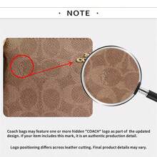 Coach Corner Zip Wallet Wristlet Bag In Signature Canvas With Stripe,Purses And Bags Women Wallet Bags For Women Valentine's Day Gift For Her CW854 - 棕色 - 查看 6
