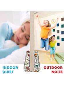 36 Inches Adjustable Door Draft Stopper, Window Breeze Blocker Machine-Washable, Weather Stripping, Noise Reducer - Mushroom - Green - View 4