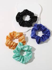 30 pièces Chouchous en satin soyeux pour femmes, élastiques à cheveux, accessoires pour cheveux, cadeau de Thanksgiving/Noël, chouchous décontractés