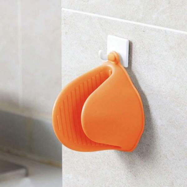2 pezzi Pinze da cucina in silicone resistenti al calore, guanti da forno antiscivolo per cuocere al forno, microonde, pentolame
