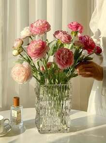 3PCS Artificial Austin Rose Bundle Simulation Peony Long Stem Artificial Flower Suitable For Home Vase Office Wedding Engagement Flower Arrangement Anniversary Date Mother's Day Birthday Gift ﻿
