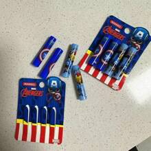Marvel 4 - Pack Marvel Avengers Pencil Caps! Classic Character Designs With Vibrant Colors. Protect Pencils And Catch Eyes – Essential For Study And Work. A Must - Have For Marvel Fans To Show Personalized And Spark Creative Passion! Back To School