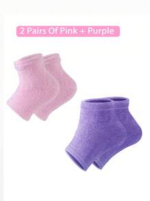 3/2/1 Pair Of Silicone Moisturizing Soothing Sleeping Socks, Soften And Moisturize Cracked Heels, Night SPA Socks