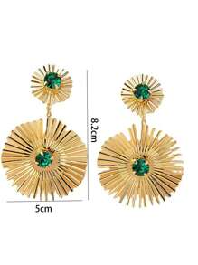 1 Paar sommerliche, einzigartige Sonnenblumen-Hängeohrringe, hochwertiges Design Schmuck