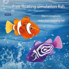 1pc/4pcs Teenage Bathing Fun Stress Relief Toy, Sensor Pet Lamp, Realistic Electronic Swimming Fish