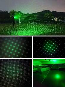 1pc USB Rechargeable Laser Pointer Rechargeable Handle Light Laser Pointer Green LED Pointer For Engineering Indicator, Great For Nighttime And Outdoor Activities, Practical Tool For Camping - Perfect Gift {Accessories For In Link}