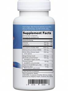 Instaflex Joint Support Supplement - Clinically Studied Joint Relief Blend Of Glucosamine, MSM, White Willow, Turmeric, Ginger,, Hyaluronic - 90 Capsules - 90 chiếc (gói 1 chiếc) - Xem 10