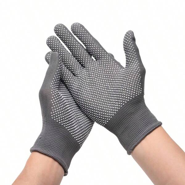 1 Paar dünne Unisex Handschuhe, atmungsaktiv, mit Touchscreen-Funktion, rutschfest für Outdoor, Radfahren, Autofahren, Arbeit, verschleißfest