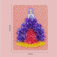 Princess & Fairy DIY Sticker Art Kit - Creative Handcrafted Illustration Set For Girls, Includes Graffiti Toys, Coloring Books & Dress-Up Activities | Educational Crafts, Birthday Gifts & Party Favors - Multicolor - View 7