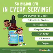 MaryRuth Organics  Probiotic Liquid Drops |   Probiotics For Ages 1-3 |   5 Probiotic Strains |   150 Billion CFU Per Serving |   USDA Organic |   Sugar Free |   Gluten Free |   1 Fl Oz - 1 - 查看 7