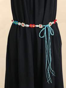 1pc Waist Belt For Dress, Knot Decor Versatile Fashion Waist Cincher Fall, Autumn, Halloween