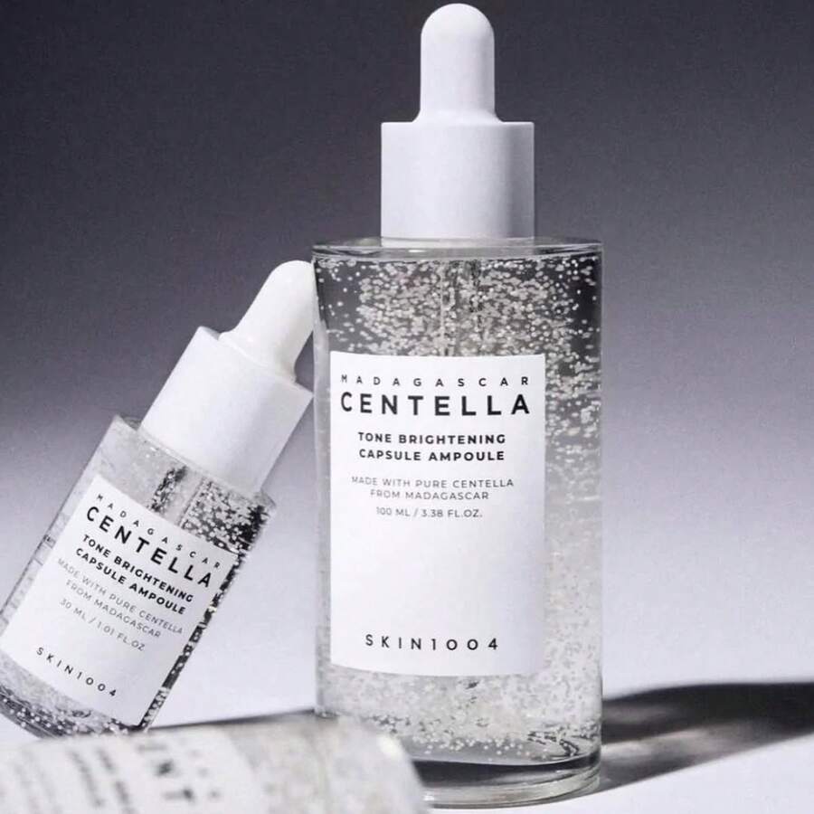 Madagascar Centella Tone Brightening Capsule Ampoule Jumbo 100ML Face Serum - Clear - View 1