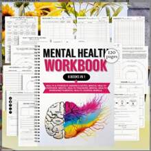 Mental Health Journal - Mental Health Diary With Mood Tracker, Self-Care Workbook, Relaxation Guide And Patience Exercises, Great Gift For New Year, Christmas, Back To School
