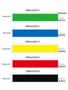 6pcs/Set Yoga Resistance Bands, Elastic Fitness Bands For Strength Training, Booty Bands For Men & Women - Multicolor - View 8