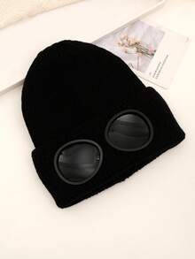 قبعة شتوية مضادة للرياح مصنوعة من الأكريليك بتصميم أوروبي وأمريكي عصري، مناسبة للدراجات الهوائية والتجمعات والاستخدام اليومي، قبعة شتوية عصرية متعددة الاستخدامات