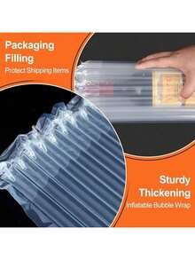 Bubble Cushioning Wrap Roll,12inx164ft,Inflatable Air Column Wrap For Heavy Duty Packing/Moving,Breakable Shipping Supplies,Packing Materials,With 30 Fragile Stickers And Pump - Bubble Rolls 12"x164' - View 5