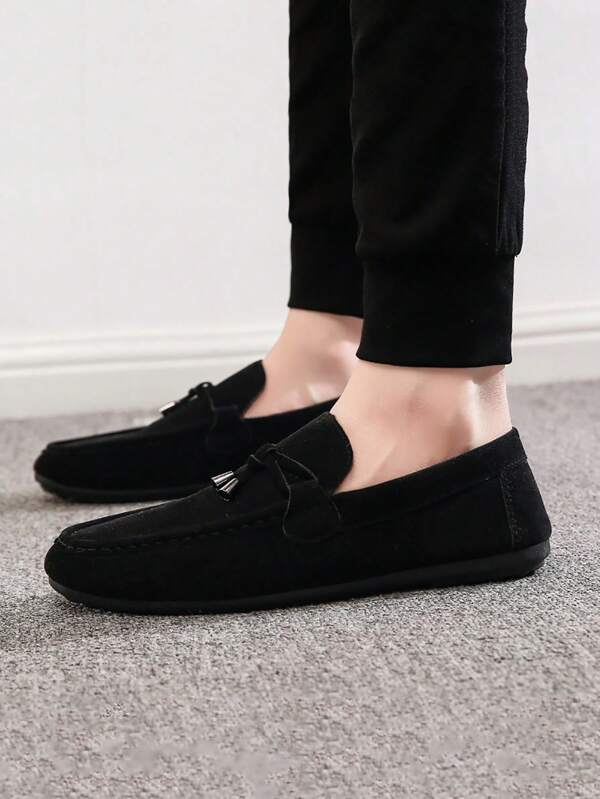 Men's Loafers, New Summer Non-Slip Wear-Resistant Flat Comfortable Slip-On Shoes, Outdoor Casual Driving Moccasins, Big Size Breathable Canvas Shoes, Fashion Lightweight Luxury Deodorizing Casual Sneakers, Colorblock Espadrille Loafers, All Season