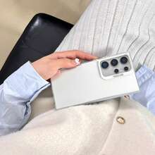 Funda de teléfono IMD compatible con Galaxy S25, S24, S23, S21, A14, A15, A16, A25, A35, A55, A26, A36, A56 - Gris - Ver 7