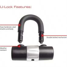 BurgWachter 2M Sold Secure Lock Kit Bike Black 2M - 2M - View 5