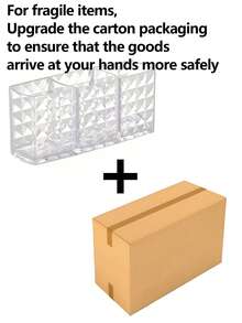 1 pieza Organizador de brochas de maquillaje de acrílico, caja de almacenamiento de cosméticos con 3 compartimentos y soporte para bolígrafos, organizador de escritorio para brochas de maquillaje, bolígrafos, lápices, taza, almacenamiento de cepillos de dientes y pasta de dientes, caja de almacenamiento de artículos de papelería, caja de almacenamiento de herramientas para uñas, regalo para mujeres, regalo de Navidad, ideas de regalo para mujeres - transparente - Ver 11