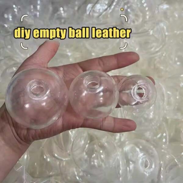 4/5/6cm Sphere Jewelry TPR Casting Molds Tools DIY Empty Ball Skin Handmade Ball Decompression Slow Rebound Toy Bead Storage Ball