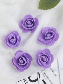 100/200 个人造玫瑰花头，3.5 厘米/1.38 英寸小泡沫玫瑰花头，适用于 DIY 工艺品婚礼派对装饰婚礼装饰、情人节装饰、周年纪念装饰、节日装饰、派对桌家居装饰 - 彩色 - 查看 23