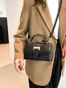 Bolsa cuadrada pequeña para mujer, nuevo bolso cruzado de mano con textura de piedra con estilo, bolso de mano vintage, adecuado para compras, cartera, monedero, mujeres jóvenes, chicas universitarias, damas de oficina. Perfecto para oficina, universidad, trabajo, negocios, viajes al trabajo, actividades al aire libre, viajes y senderismo.