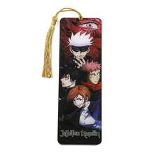 Jujutsu Kaisen 1pc Jujutsu Kaisen Tassel Bookmark, GOJO SATORU Bookmark, Anime Acrylic Bookmarks, Student Stationery,School Supplies,Back To School