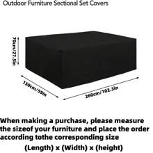 1pc 210D Oxford Cloth Dust Cover,Waterproof Cover,A Cover Suitable For Waterproofing And Preventing Leaf Drop On Household Outdoor Furniture